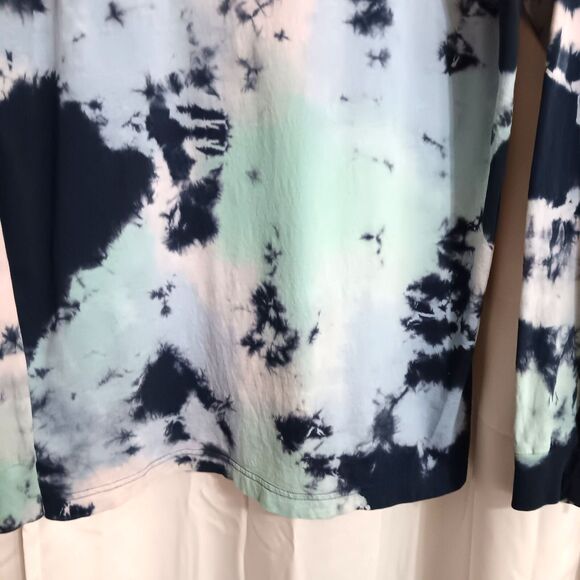 Victotia Secret Pink Campus Tie-Dye Long Sleeve SZ SP Crew Neckline Tunic Length - Picture 3 of 9